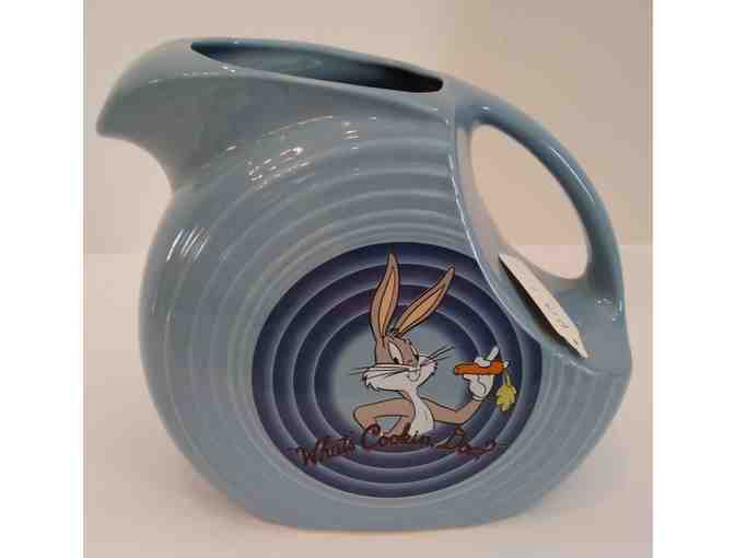 Fiestaware Periwinkle Looney Tune Disk Pitcher