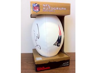 Autographed Tom Brady Football & Ultimate Tailgate Basket