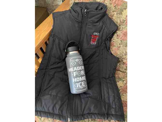 HEADERS FOR HOME ICE VEST AND HYDRO FLASK WITH DECAL - YOUR CHOICE OF SIZE - Photo 1