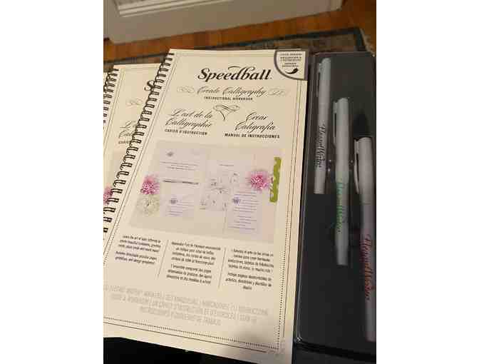 ARE YOU A DOODLER? THIS IS A FUN LOT OF CALLIGRAPHY MATERIALS - SEE DESCRIPTION - Photo 5
