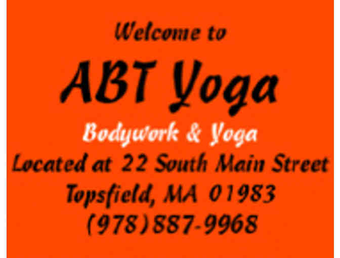 Yoga at ABT Yoga: 10 Classes PLUS three - 1 hour private sessions in Topsfield, MA - (2)