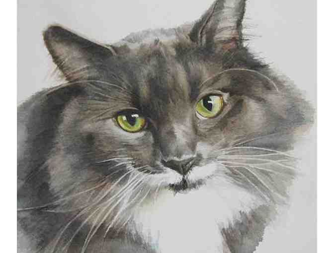 Certificate for a Watercolor Portrait of Your Pet by Kimberly Meuse