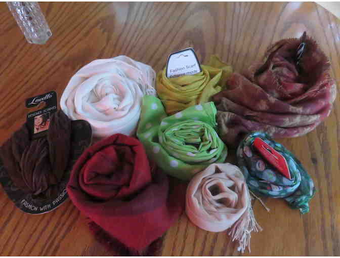 Scarf It Up and Tie One On! 20 scarves - keep some and give some!!