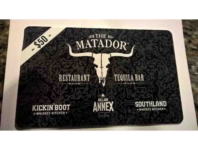 Matador Restaurant & Tequila Bar- $50 Gift Card
