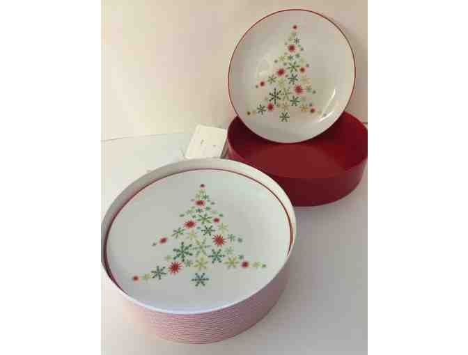 Crate and Barrel Holiday Tree Plates - perfect decor
