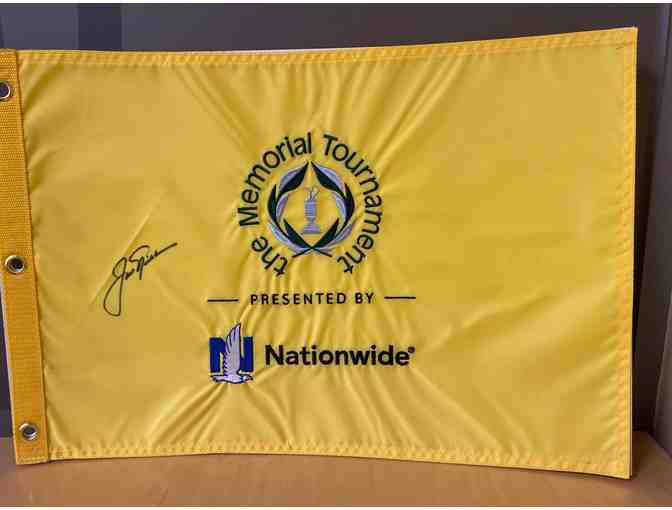 Jack Nicklaus Autographed Pin Flag