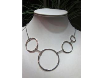 'Circles' sterling silver necklace from Precious Dreams Jewelers in St. John
