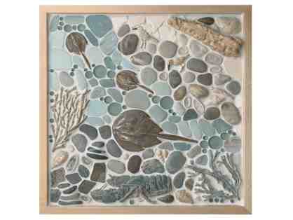 "Crabby New Englander" Framed Tile Mosaic Mural