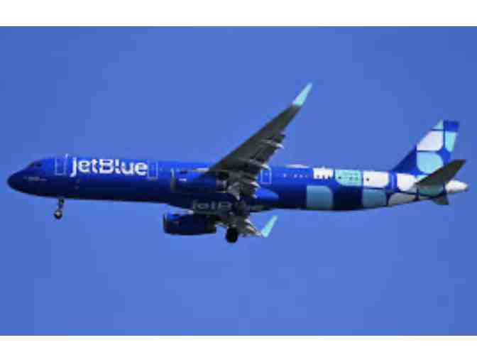 One round trip ticket to Europe on JetBlue