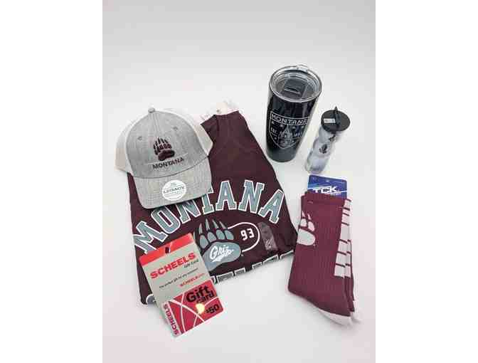 University of Montana Swag Bag and Scheels Gift Card