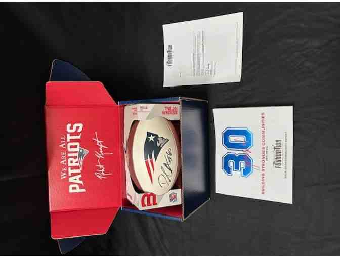 Football - Autographed New England Patriots - (Rare, David Andrews)