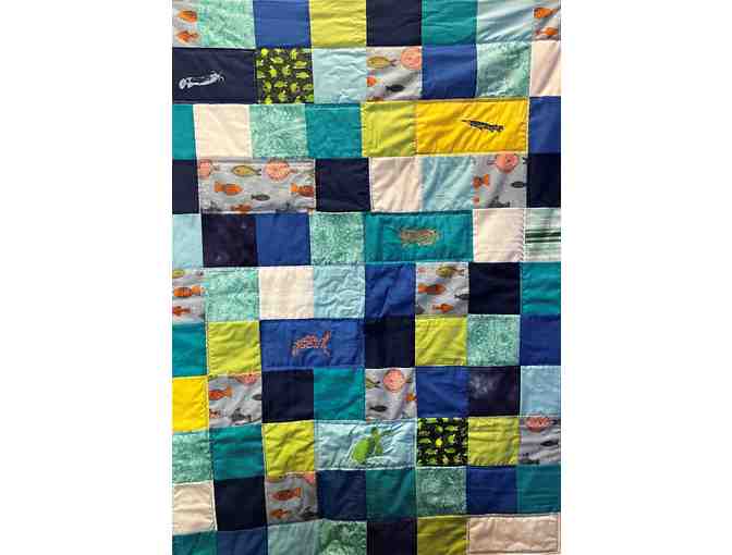 Handmade: Quilt - Turtles, Oceans, Marine Life - by EmmaLee Eng (Riverside Reptiles)