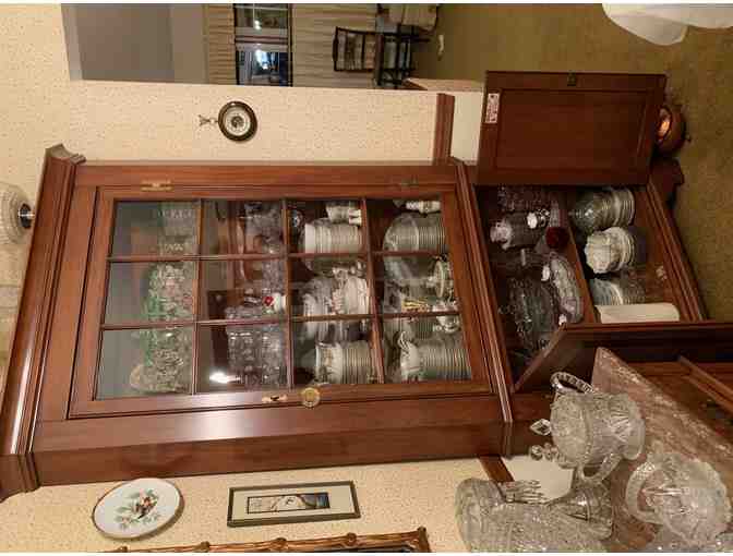 Furniture, Vintage (1960) - Henkel Harris, Corner Cabinet (Original Receipts)