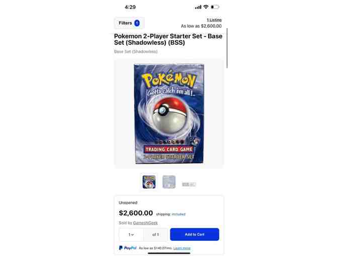 Pokemon (1999, Sealed, Original) - '2-Player Starter Set (25 years old)