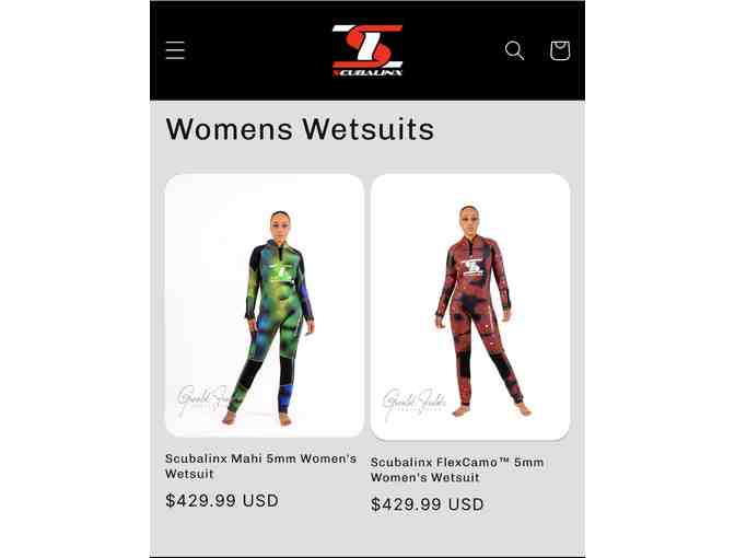Wetsuit: WOMEN'S 5mm (Winner selects Size/Color) - FREE Shipping