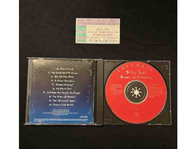 2 BILLY JOEL: CONCERT STUB (1994, River of Dreams + Original CD)