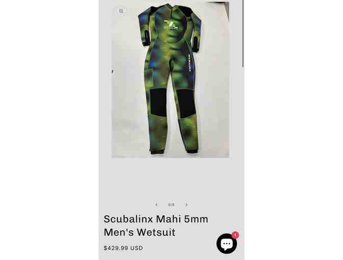 1 WETSUIT: You PICK the size - Mens (5mm, FREE Shipping!)