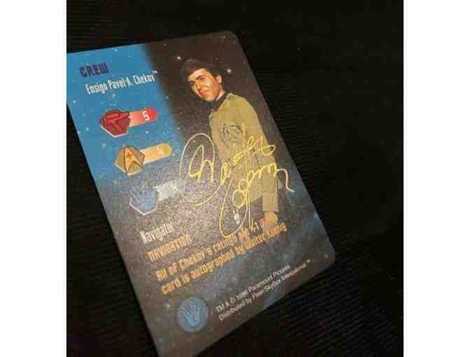 3 AUTOGRAPH: Star Trek 'Chekov' (Walter Koenig, Promo Card)
