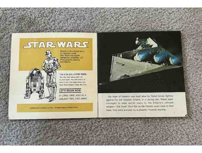 STAR WARS (1979): Vintage RECORD (Original Read-Along SET, Never played)