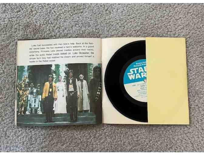 STAR WARS (1979): Vintage RECORD (Original Read-Along SET, Never played)