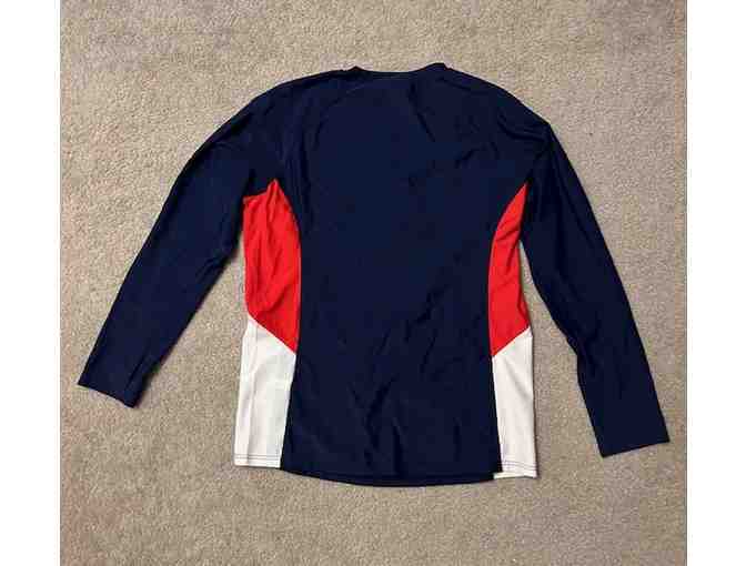 1 TURTLE SHIRT (Small) - RASHGUARD (Adult, Blue)