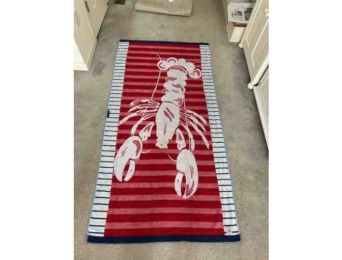 LOBSTER TOWEL: Oversized, Luxury (Beach/Bath Towel (6ft x 3ft)