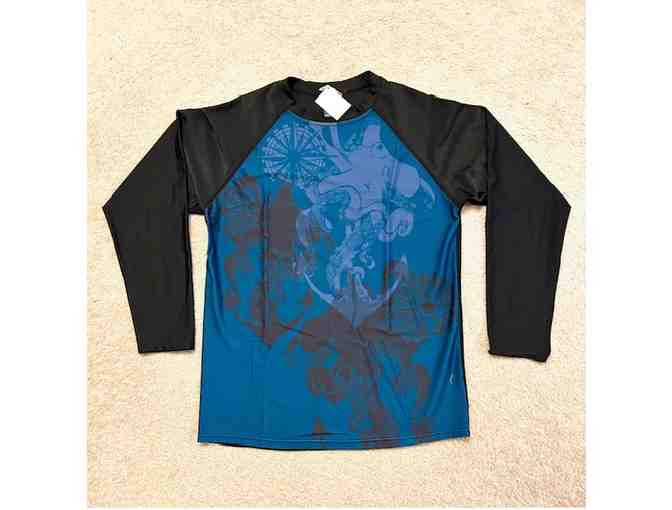 OCTOPUS Rashguard (Large) - Black/Blue - Photo 1