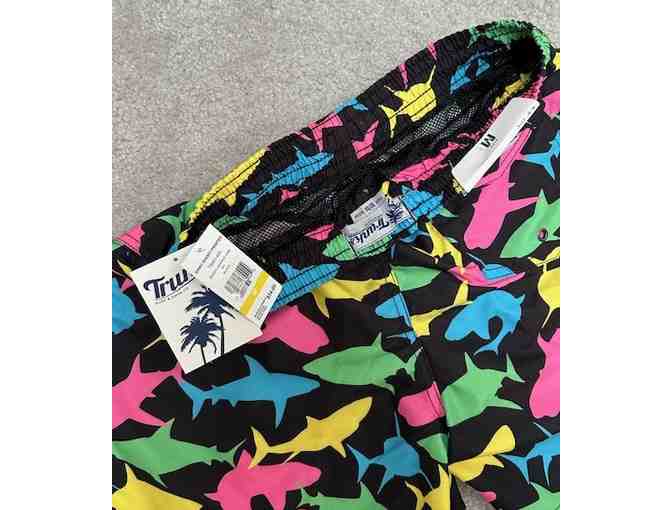 Swim Suit: SHARK PARTY (Medium, New, Trunks Co) - Photo 2