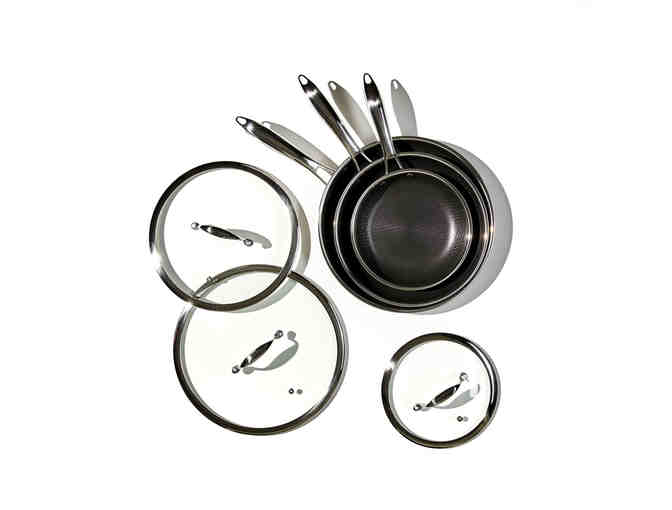 6-Piece HexClad Fry Pan Set with Lids-1 - Photo 1