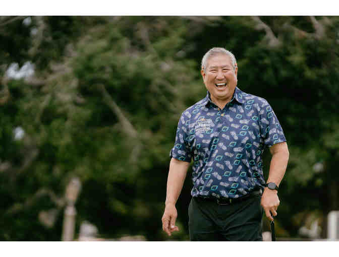 APPAREL: Exclusive Fighting Eel x HFWF Alan Wong Dry Fit Polo (XL)-3 - Photo 2