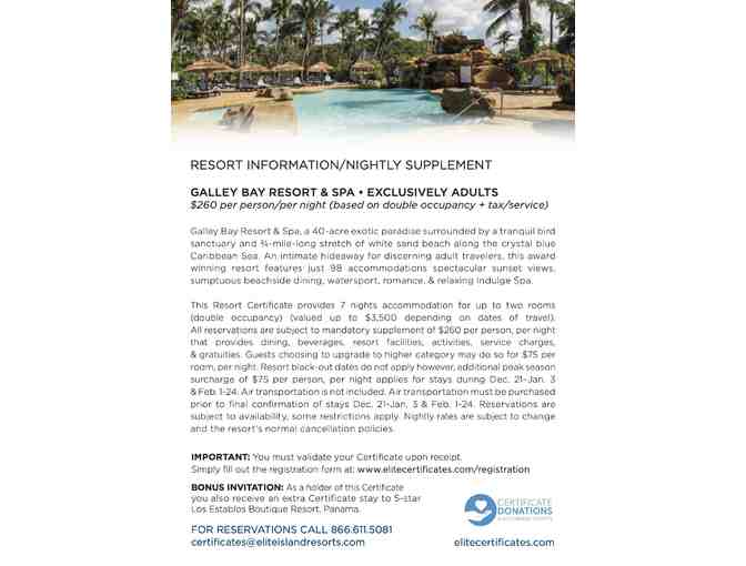Elite Island Resorts / Galley Bay Resort and Spa, Antigua - All-Inclusive - Photo 2