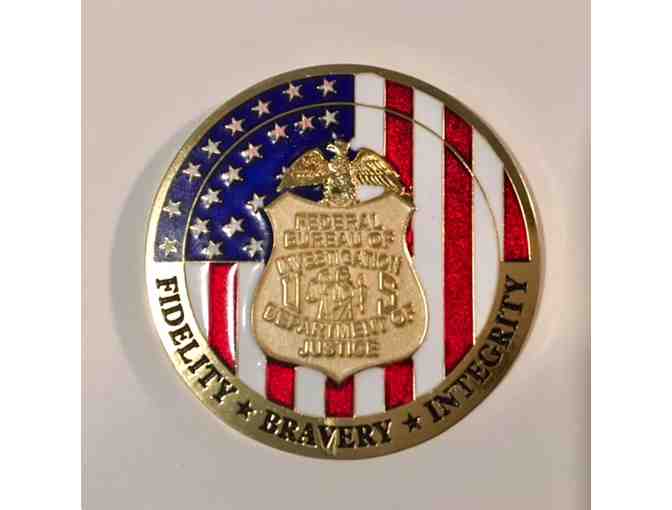 DOJ Federal Bureau of Investigation Badge Replica Challenge Coin