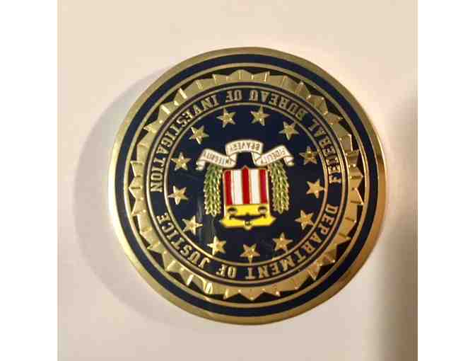 DOJ Federal Bureau of Investigation Badge Replica Challenge Coin