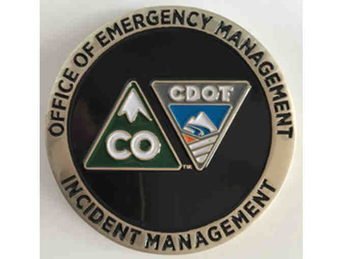 CO Challenge Coin Set: Exercise Challenge Coin & CO DOT Challenge Coin