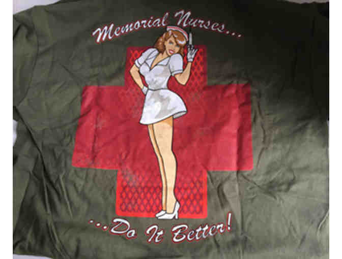 Memorial Nurses Do It Better Camo Tee-Shirt (Large)