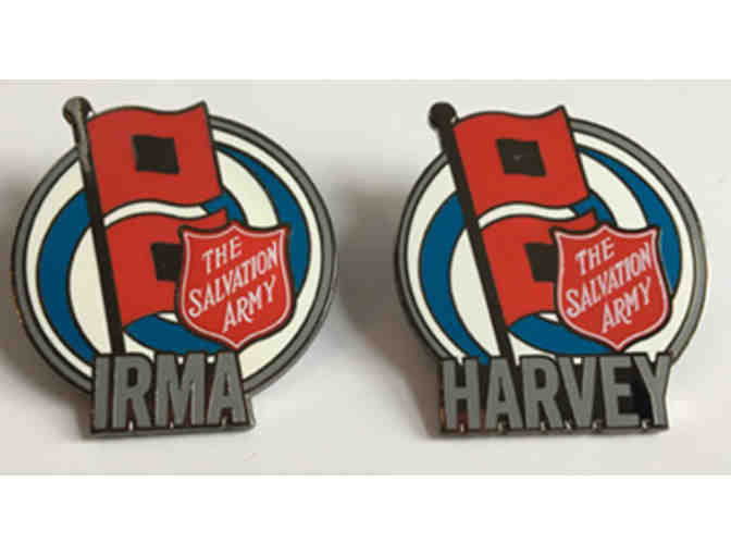 Salvation Army Event Pins - Hurricanes Harvey and Irma