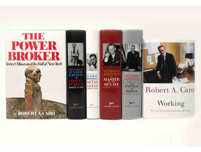The Complete Works of Pulitzer Prize winner Robert Caro - Signed by the Author