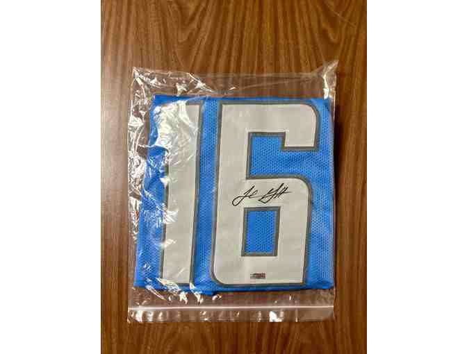 Own a Piece of the Den: Signed Detroit Lions Jersey by Jared Goff!