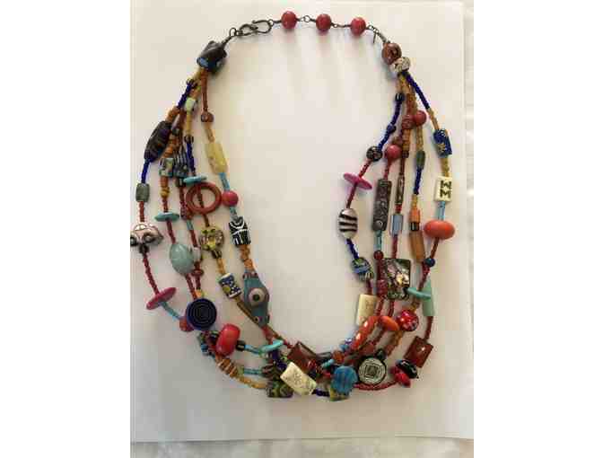 5 Strand Bead Necklace by Bev Creamer - Photo 1
