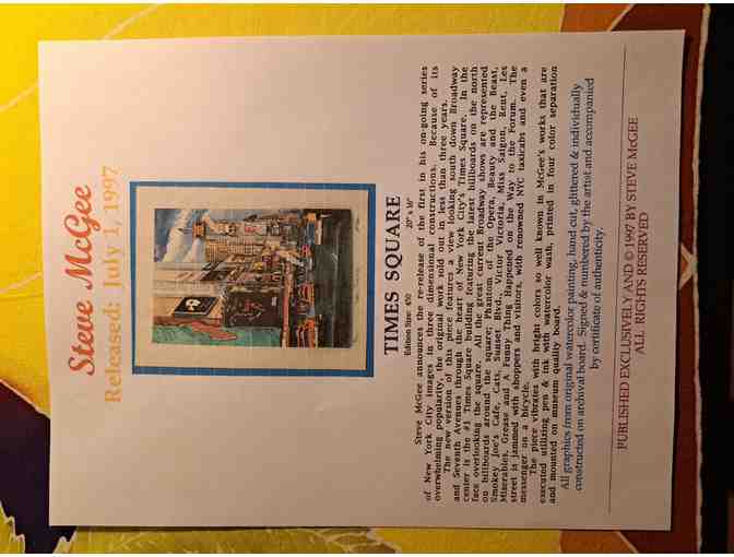 Times Square 3-D Print by Steve McGee