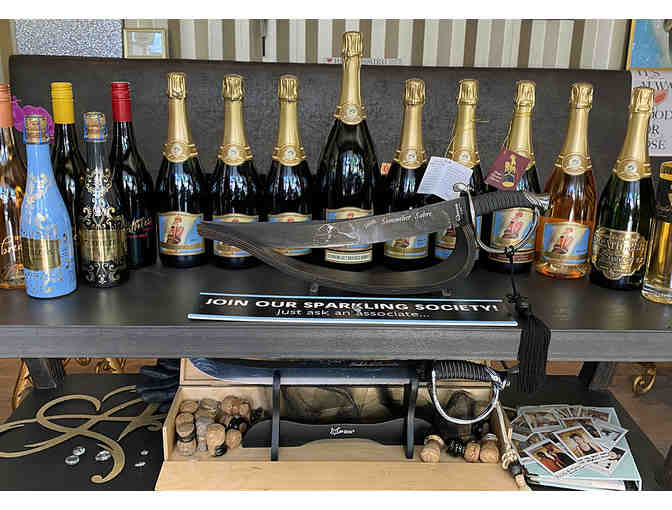 Sabrage Experience and Tasting, Breathless Sparkling Wines
