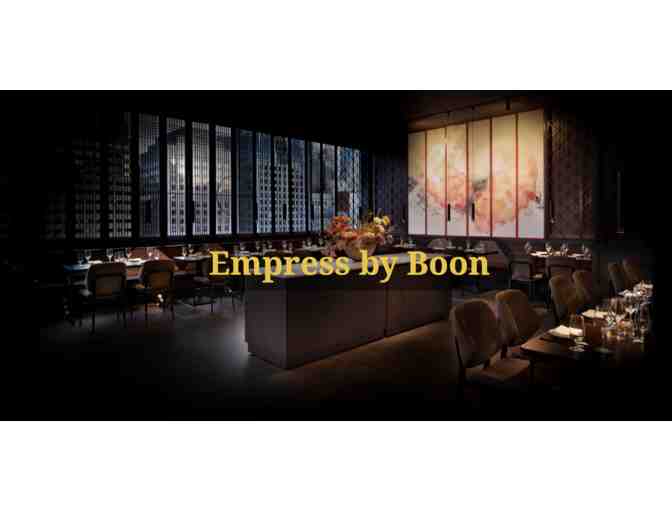 Table for 4 at Empress by Boon: An Elegant Culinary Journey from Michelin Chef Boon