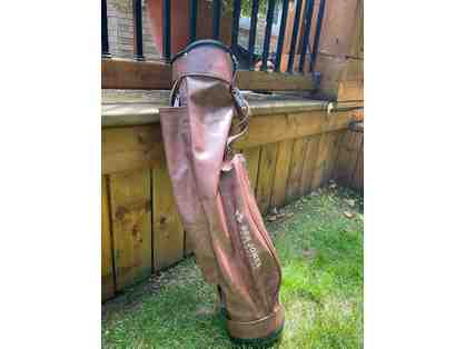 Ben Jones Foundation Embroidered Leather Golf Bag - Kodiak Brown