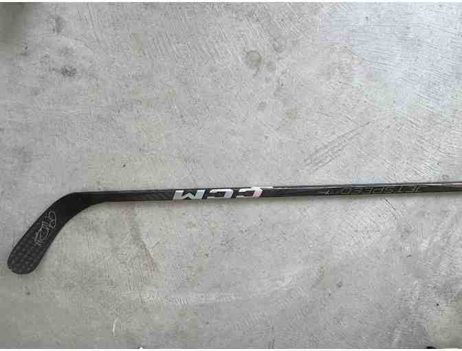 2025 Stanley Cup Playoff Game Used Connor McDavid Autographed Stick