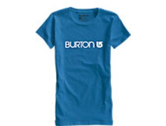 Burton Her Logo T-Shirt - Blue XL