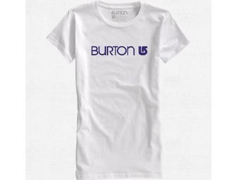 Burton Her Logo T-Shirt - White XL