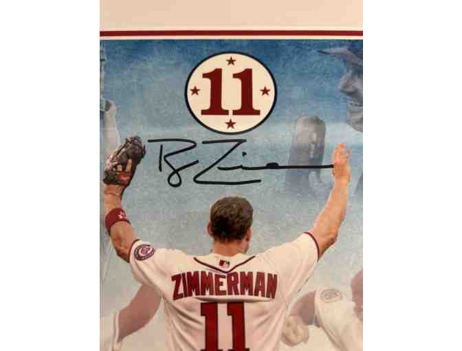 Ryan Zimmerman Autographed Retirement Photo