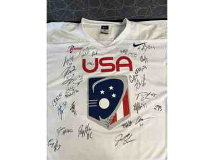 2019 World Lacrosse Men's Indoor World Championship Team Autographed Jersey