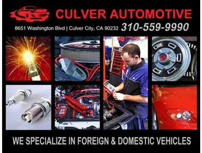 $50 Gift Certificate from Culver Automotive