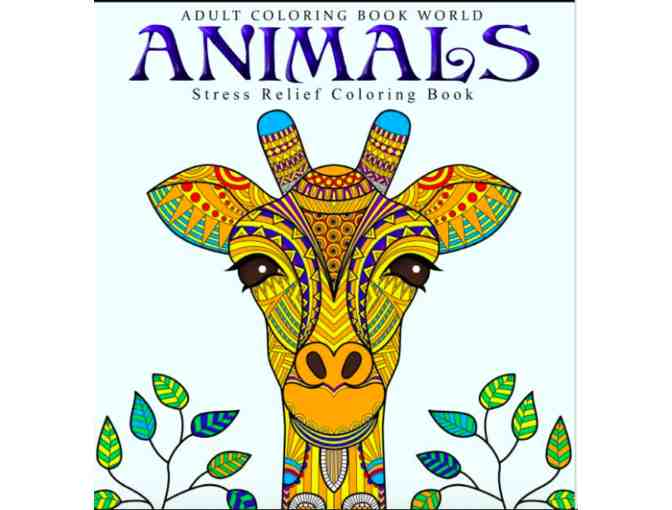 Adult Coloring Books- 'ANIMALS' and 'HOLIDAY DREAMS' and mug warmer
